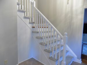 Stair side after photo