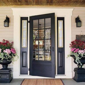 painting the exterior door